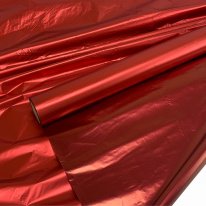 Пленка в рулоне Полисилк 1м*50м Красный/Бордовый  Италия        
