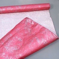 Бумага жатая Делюкс Польша розовый  в рулоне 70см*5м 20рул/тм