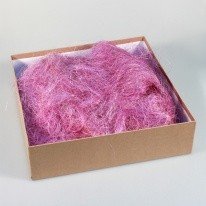 Наполнитель для коробок сизаль Фиолетовый 100 гр/уп 100т.м.