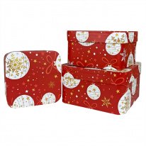 Коробка/набор НГ из 3 шт. Квадрат 17*17*9,5 см  36 т.м.