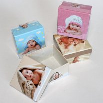 Коробка КВАДРАТ "Малыши" 9,5*9,5*5,5  12 шт./уп  216 т.м.