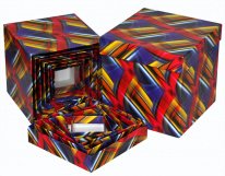 Набор коробок  Куб. Абстракция 1  8шт" 15,5см*15,5см*15,5см