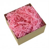 Наполнитель для коробок бумажный №4  Розовый 100 гр/уп 100т.м.