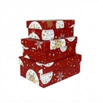Коробка/набор НГ из 3 шт. Прямоугольник 16,2*12*6,5 см  60 т.м.