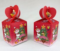 Коробка  трансф. "Домик-теремок" 9*9*10 300 гр. 12  шт/уп.3000 т.м.