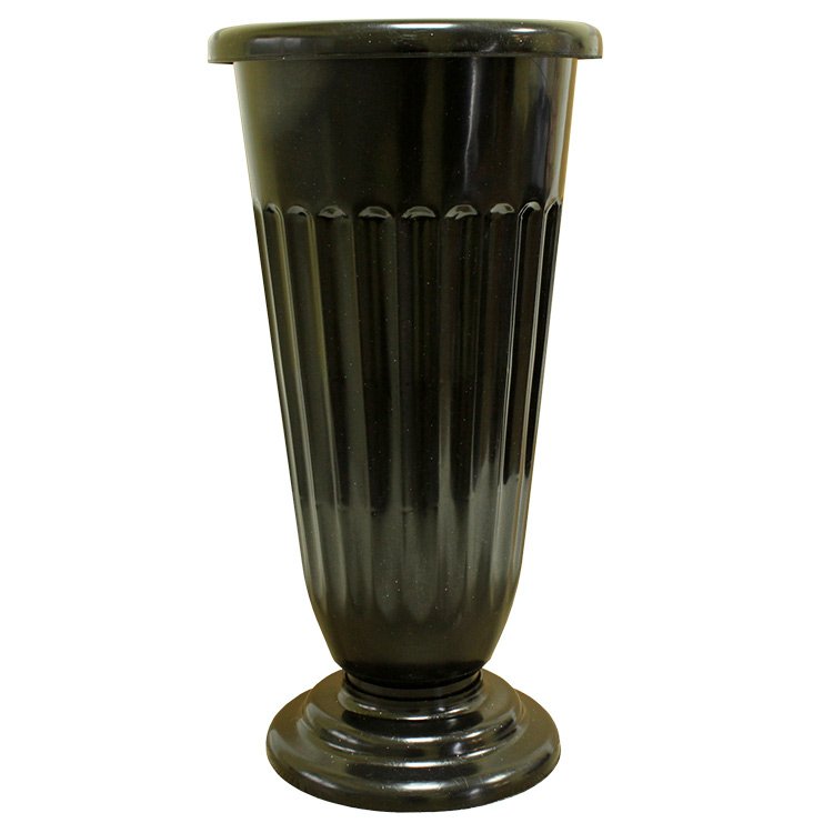 Ваза пластиковая для цветов черная купить. Пластиковые вазы для цветов. Черные пластиковые вазы для цветов. Черная рифленая ваза. Ваза декоративная черная.