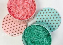 Наполнитель для подарочных коробок: применение, виды