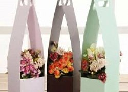 Подарочная упаковка для цветов: сумки, ленты, банты и многое другое