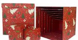 Новогодняя коллекция коробок и бумаги! 