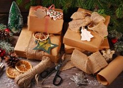 Идеи для упаковки подарка на рождество.