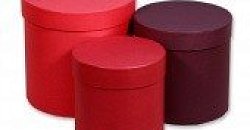 Большое поступление КРУГЛЫХ подарочных коробок